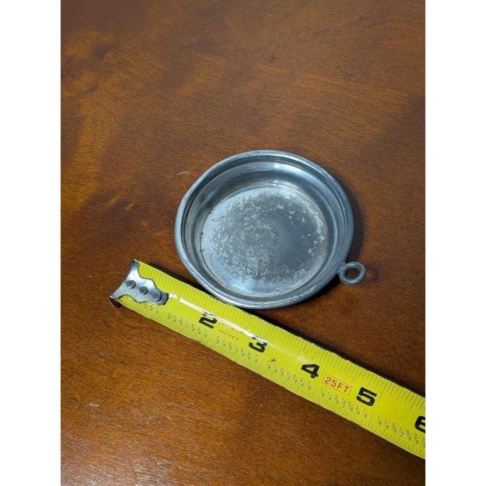 Antique 1890s FORBES SILVER CO Quadruple Plate Wine TASTEVIN Tasting Cup Bowl 17